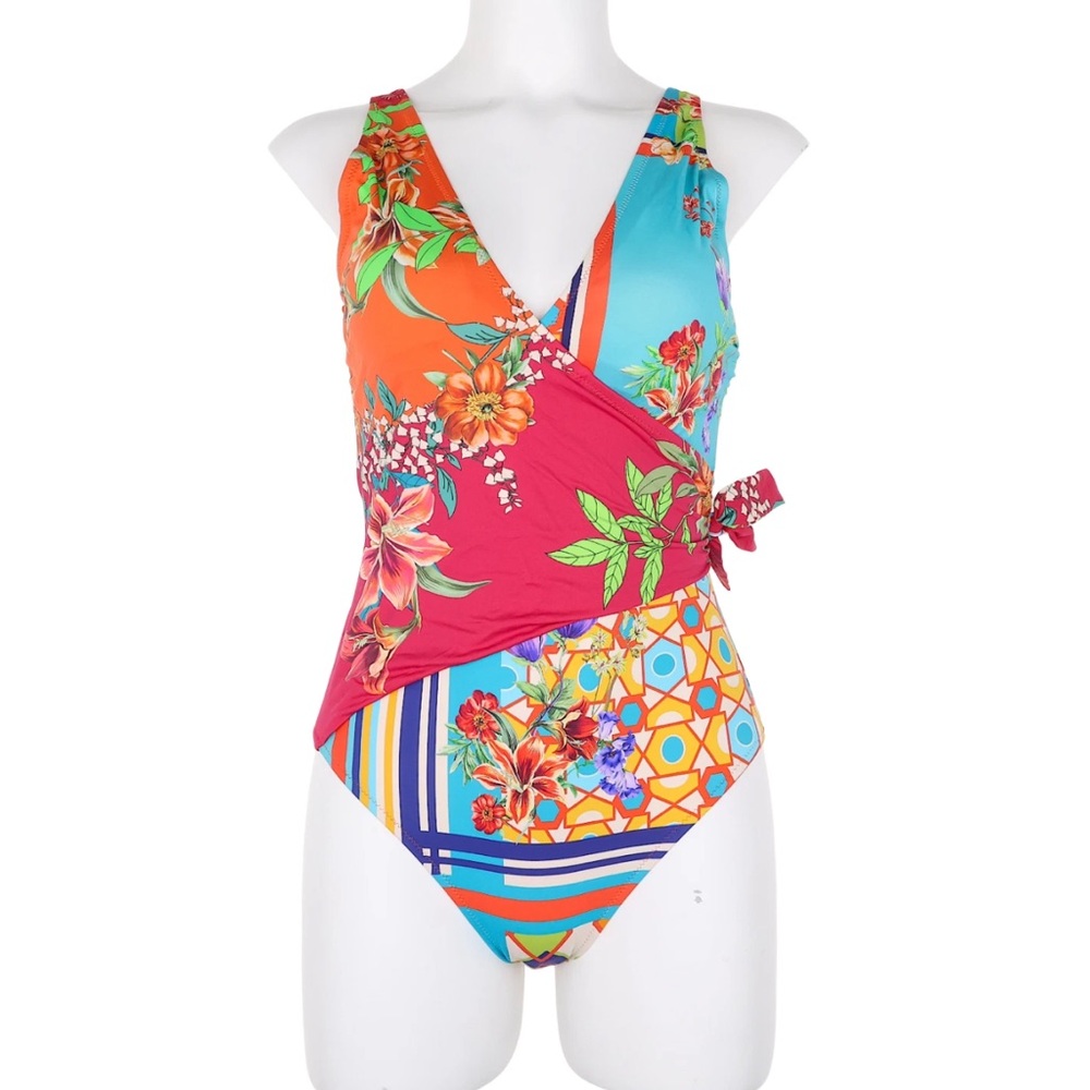 JOHNNY WAS
Mixi Wrap One-Piece Swimsuit